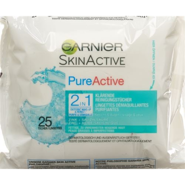 Garnier Nat Pureactive Kl Reinig-Tue Duo 2x25 St