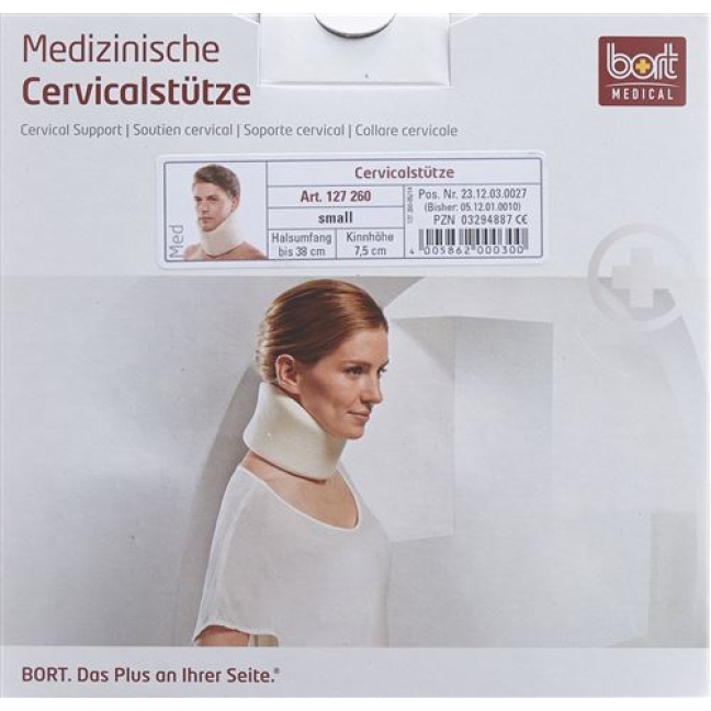 Bort Cervical Stutze 7.5см -38см размер S Weiss