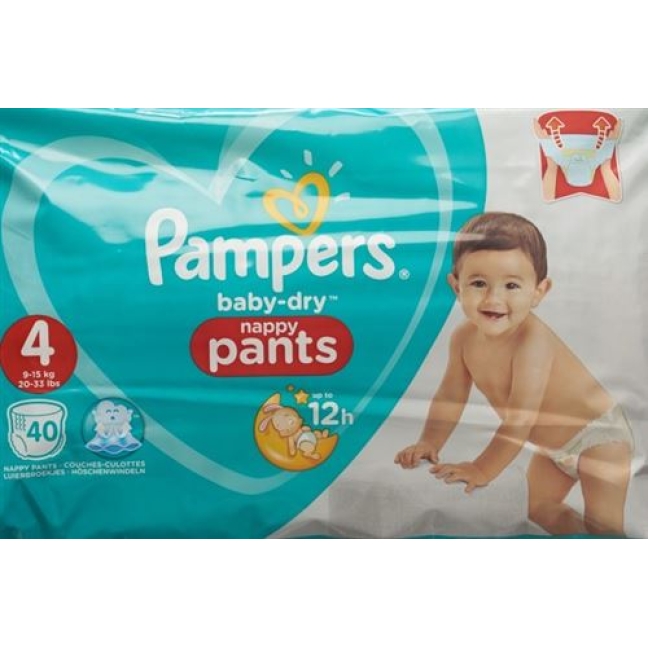 Pampers Baby Dry Pants размер 4 8-15кг Maxi Spar 40 штук