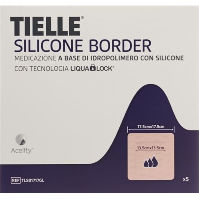 Tielle Silicone Border 17.5x17.5cm 5 Stuck