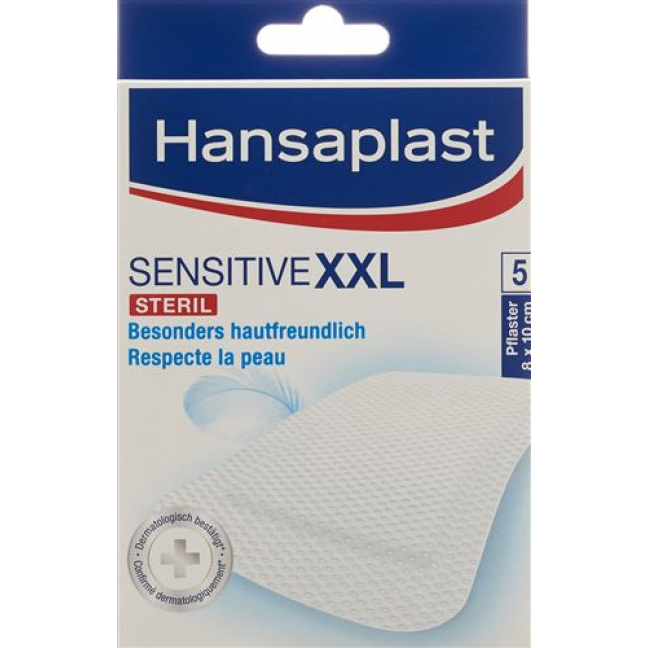 Hansaplast Sensitive Strips XXL 5 штук