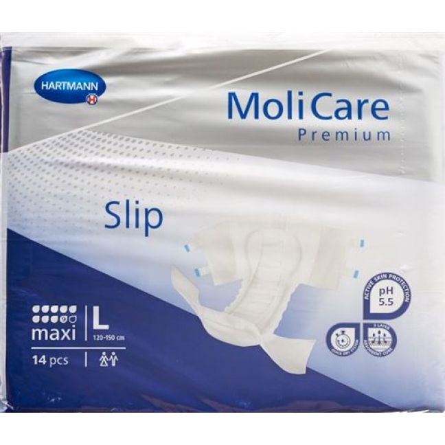 MOLICARE SLIP MAXI 9GR L BLAU