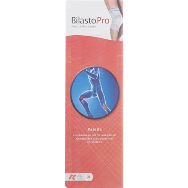 Bilasto Pro Patella Kniebandage L Grau