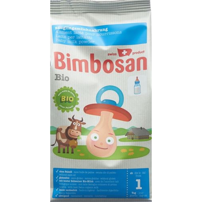 Bimbosan Bio Sauglingsmilch ohne Palmol в пакетиках 400г