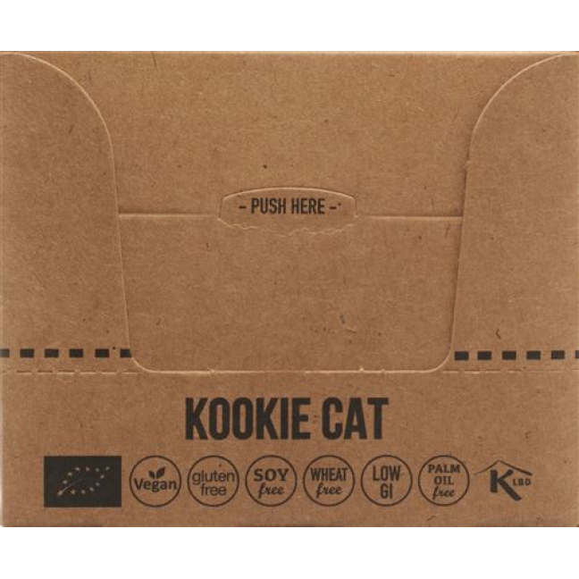 Kookie Cat Vanilla Choc Chip Cookie 12x 50г