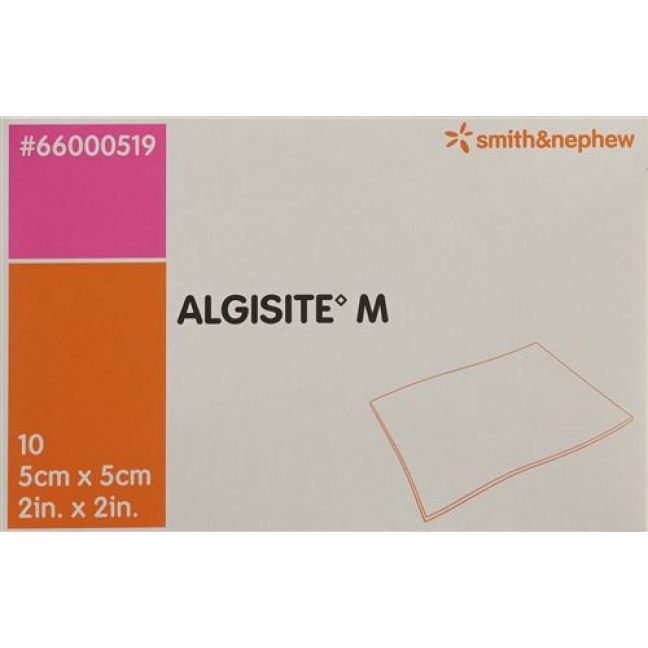 Algisite M Alginat Kompressen 5x5см 10 штук