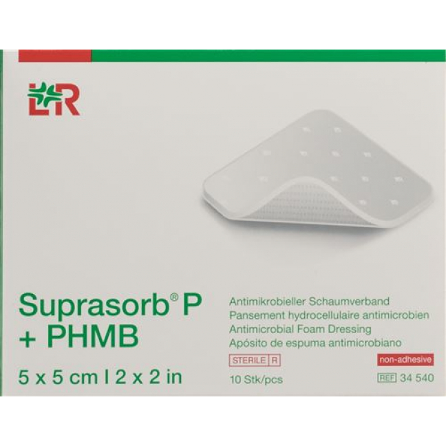 SUPRASORB P+PHMB VERB 5X5CM