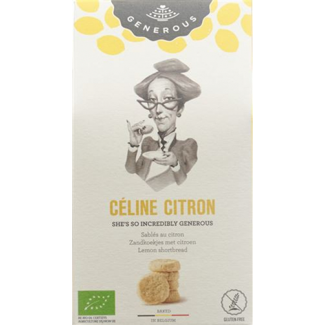 Generous Celine Citron Sables Glutenfrei 120г