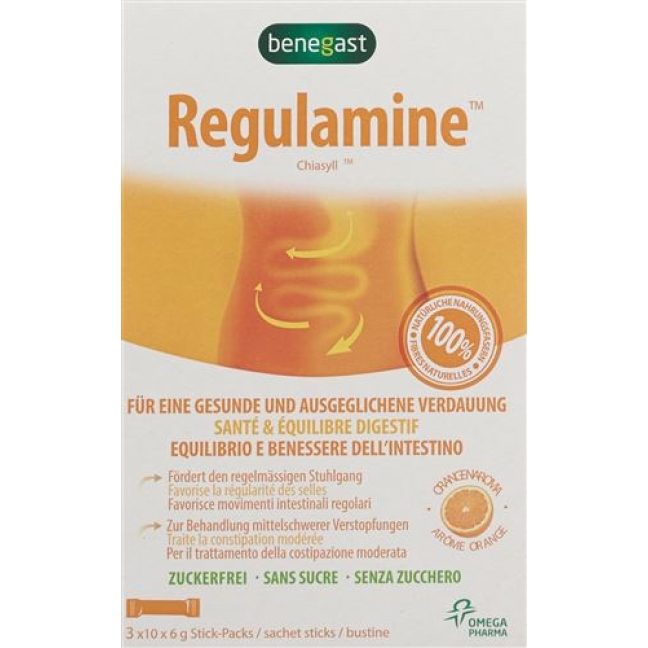 Benegast Regulamine порошок 30 Stick 6г