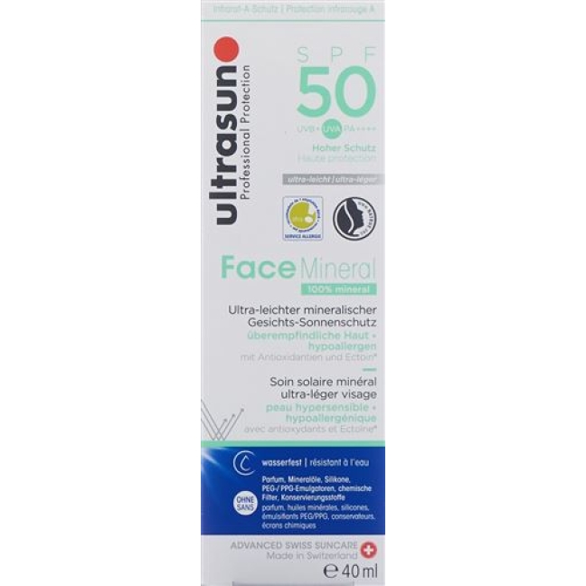 ULTRASUN FACE MINERAL SPF50