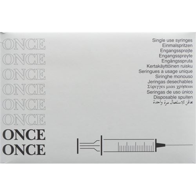 ONCE EINMALSPRITZE LUER 2ML ZE