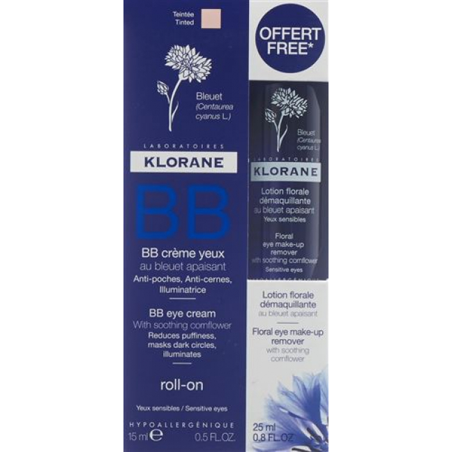 KLORANE BLEUET AUGE ROL-ON+LOT