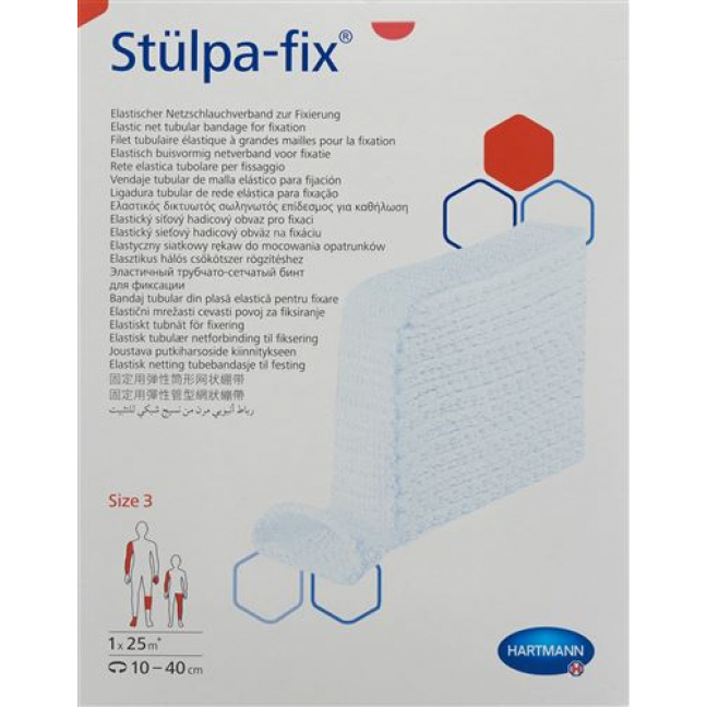 Stuelpa Fix Netzverband Grosse 3 Bein Rolle 25 Meter