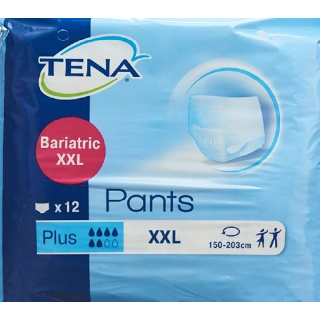 TENA PANTS BARIATRIC PLUS XXL