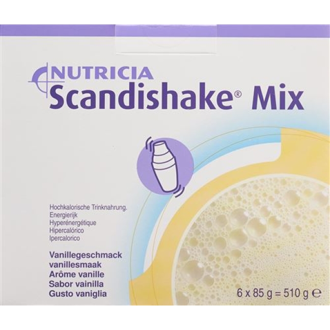 Scandishake Mix Pulver Vanille 6x85 грамм