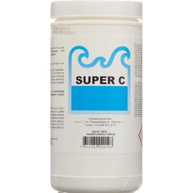 Super C Chlorschocktabletten 12 штук