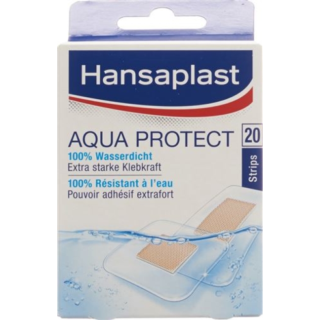 Hansaplast Aqua Protect Strips 20 штук