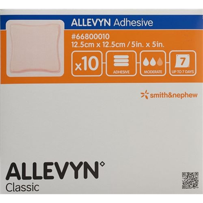 Allevyn Adhesive Wundkompressen 12.5x12.5см 10 штук