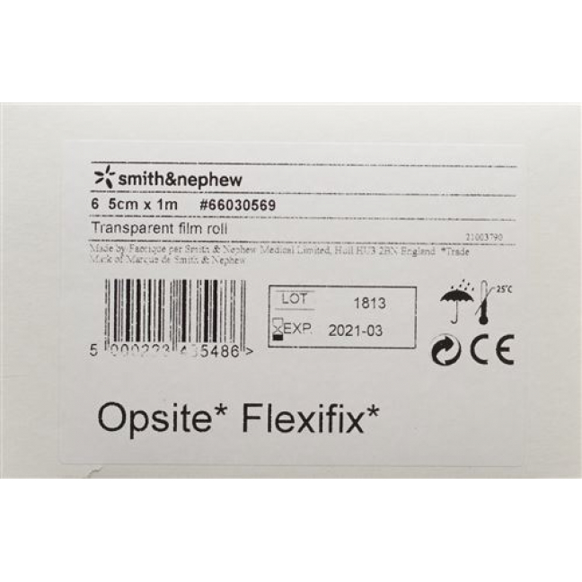 Opsite Flexifix Folienverband 5смx1m 6 Rollen