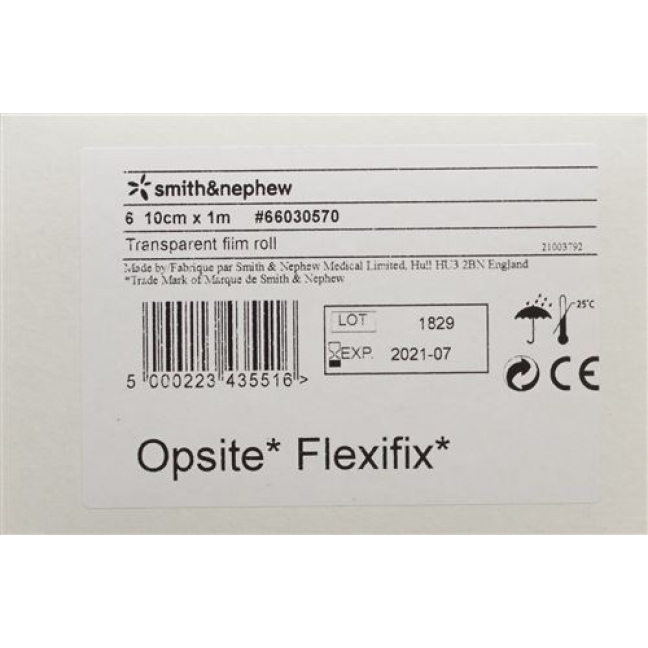 Opsite Flexifix Folienverband 10смx1m 6 Rollen