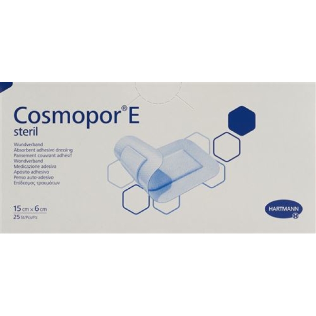 Cosmopor E Wundverband 15смx6см Steril 25 штук