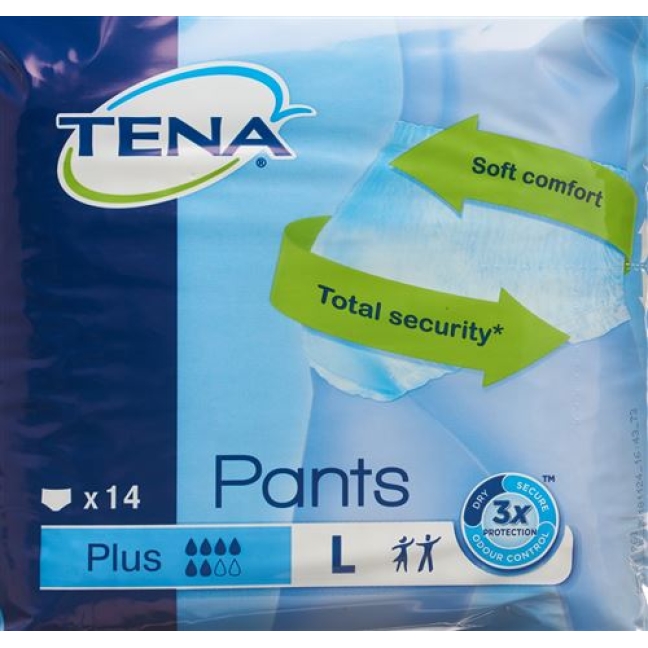 TENA PANTS PLUS L 100-135CM