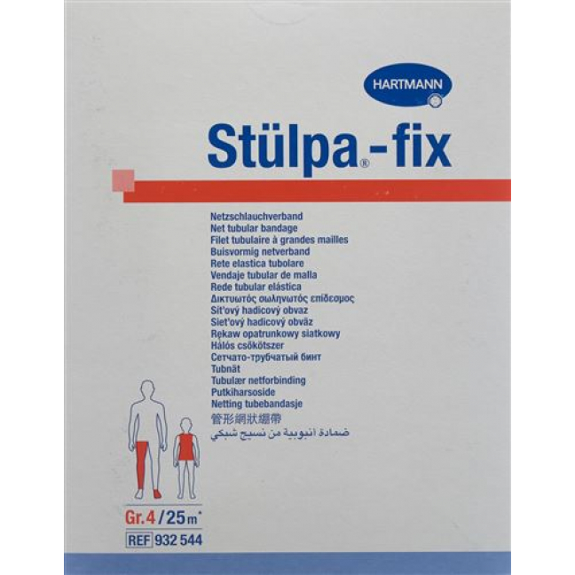 Stuelpa Fix Netzverband Grosse 4 Kopf Rolle 25 Meter