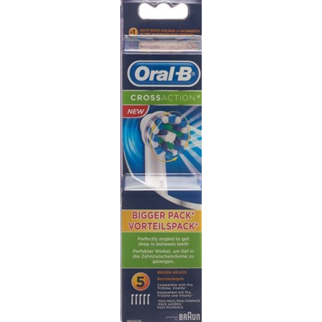 Braun Oral B Aufsteckburste Crossaction 5 штук