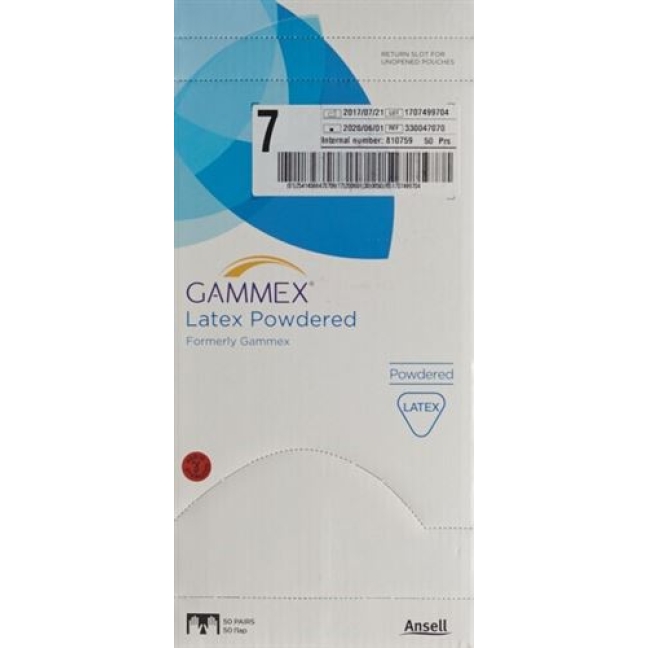 GAMMEX OP-HANDS 7 LATEX POWDER