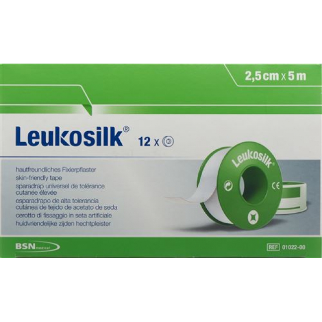 LEUKOSILK FIXIERPFL 5MX2.5CM