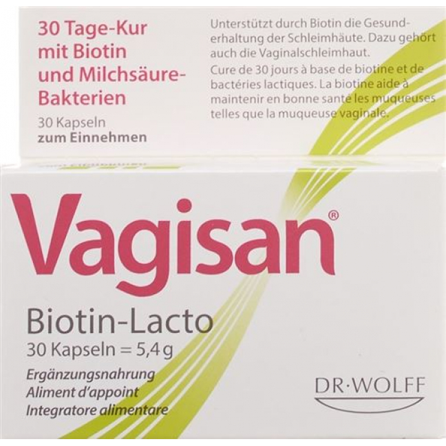 Vagisan Biotin-Lacto Kapseln 30 штук