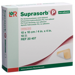 Suprasorb P Schaumverband 10x10см non Adhesiv 10 штук