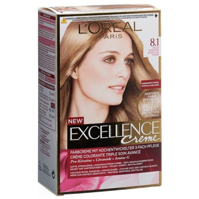 Excellence крем Triple Prot 8.1 Helles Aschblond