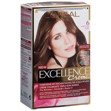 Excellence крем Triple Prot 6 Dunkelblond