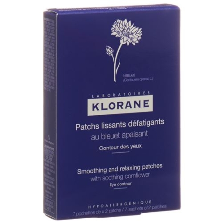 Klorane Pads Augenregion Kornblume 7x 2 штуки