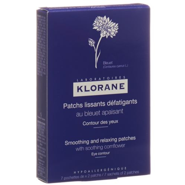 Klorane Pads Augenregion Kornblume 7x 2 штуки