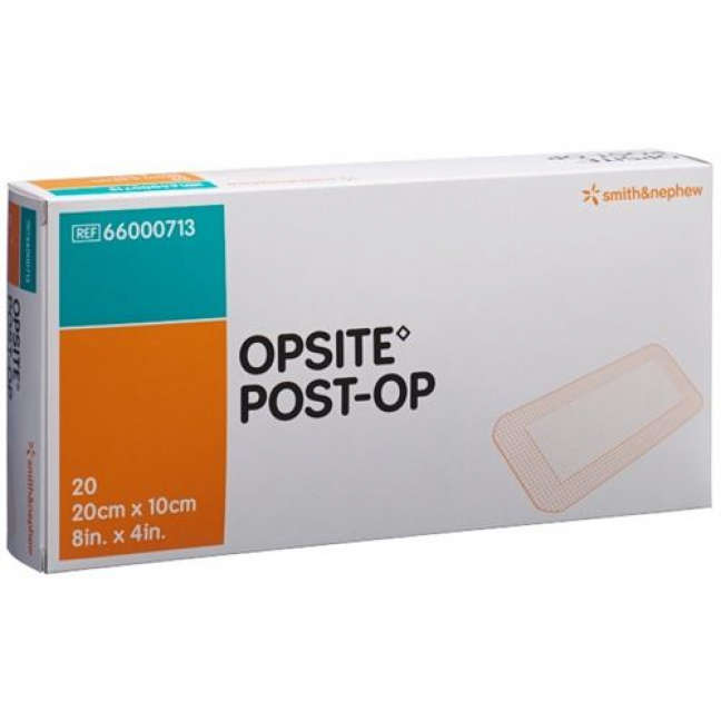 Opsite Post OP Folienverband 20x10см стерильный 20 пакетиков