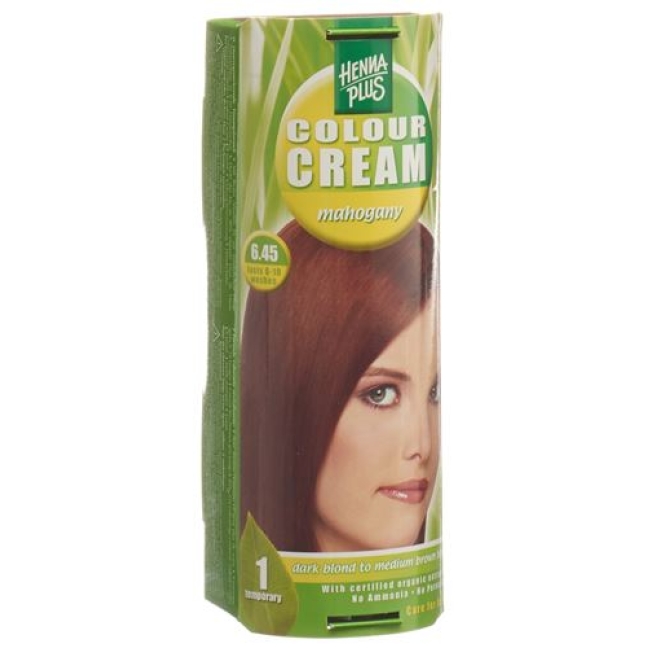 Henna Plus Colour крем 6.45 Mahagony 60г