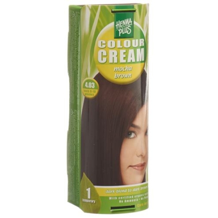 Henna Plus Colour крем 4.03 Mocca Braun 60г