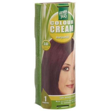 Henna Plus Colour крем 3.67 Burgund 60г