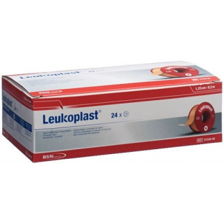 Leukoplast Heftpflaster 9.2мX1.25см телесный цвет 24 штуки