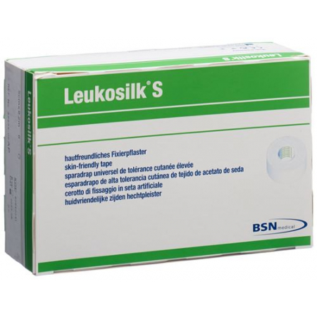 Leukosilk S Heftpflaster 9.2мX5см Weiss 6 штук