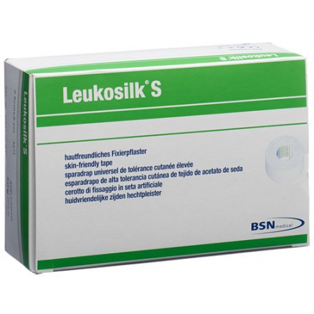 Leukosilk S Heftpflaster 9.2мX2.5см Weiss 12 штук