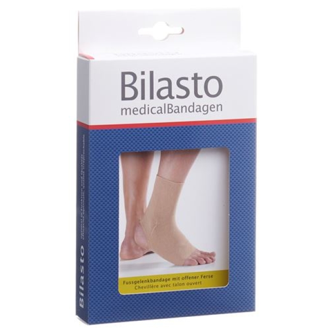 Bilasto Fussgelenkbandage Ferse Geschlossen размер M Beige