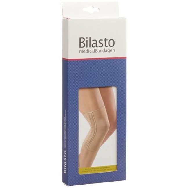 Bilasto Kniebandage mit 2 Spiralfedern размер XXL Beige