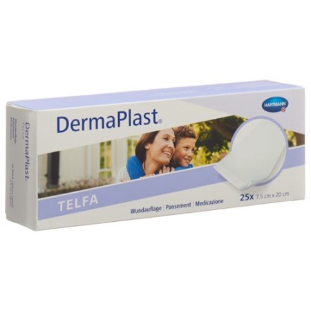 Dermaplast Telfa Kompressen 7.5x20см 25 штук