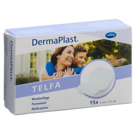 Dermaplast Telfa Kompressen 5x7.5см 15 штук