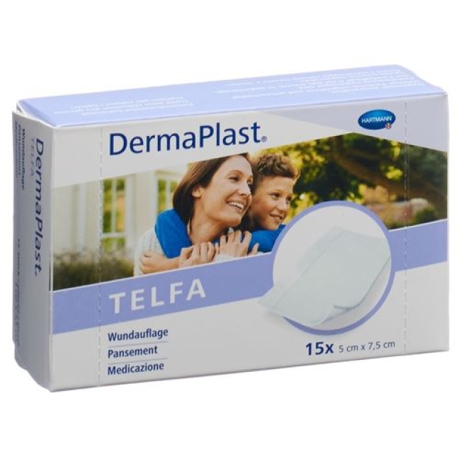 Dermaplast Telfa Kompressen 5x7.5см 15 штук