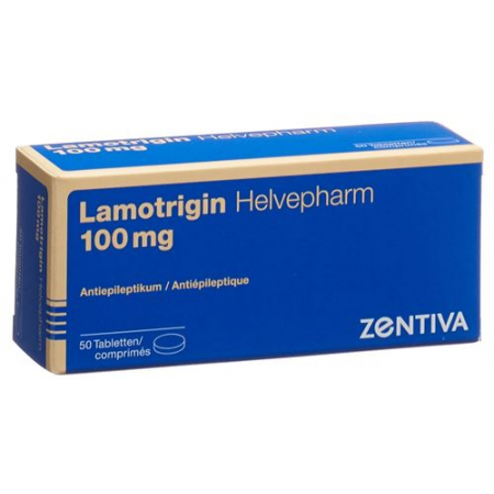 Lamotrigin Helvepharm 100 mg 50 Disp tablets