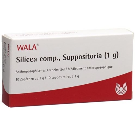 Wala Silicea Comp Zapfchen Kind 10x 1г